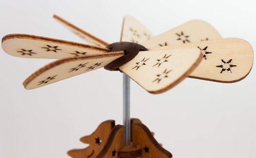 BRUBAKER Small Christmas Pyramids - Elegant Holiday Decor | 2-Pack, Designed in Germany