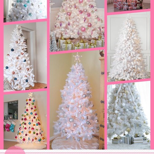 Juegoal 6 FT Artificial Christmas Tree - Remote Control with 300 LED Warm White & Multicolor Lights | Durable Pine with Metal Legs