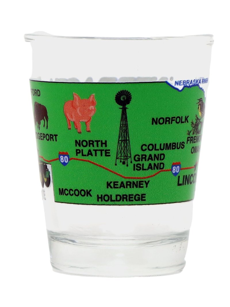 Nebraska The Cornhusker State All-American Collection Shot Glass