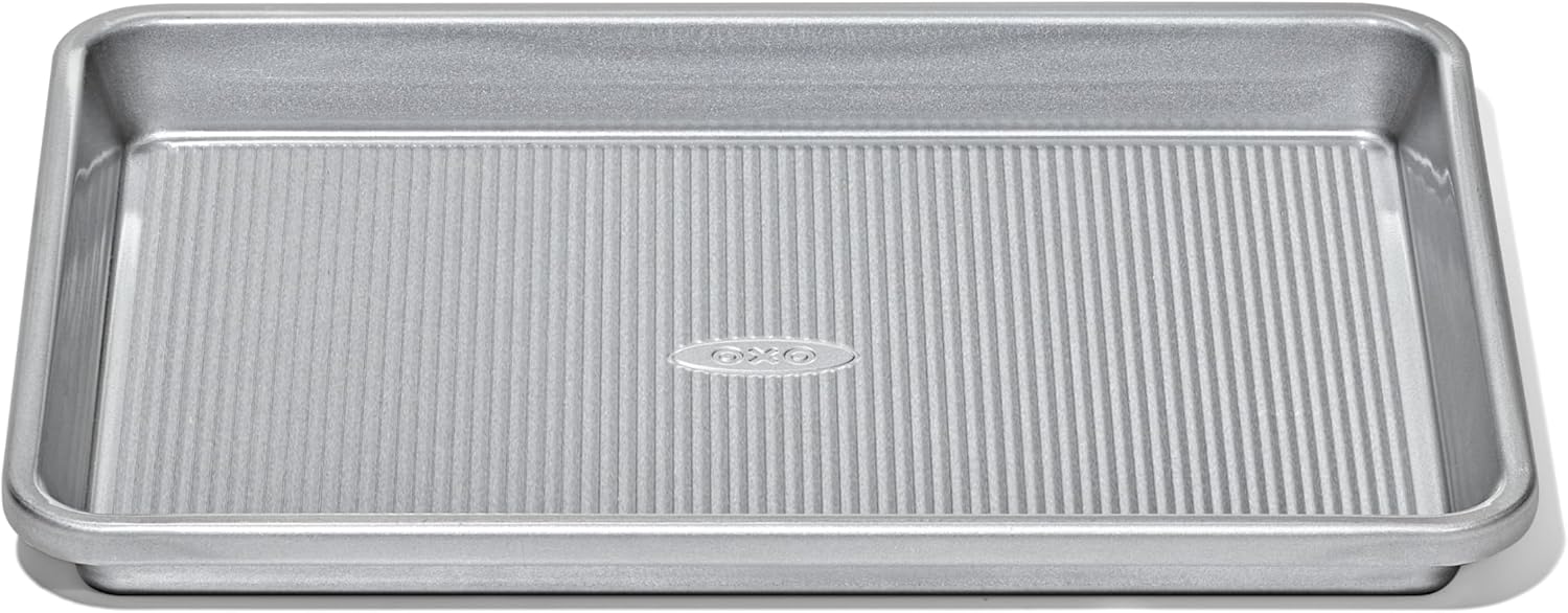 OXO Good Grips Quarter Sheet Pan - Non-Stick Pro Clear Coated Metal Baking Sheet
