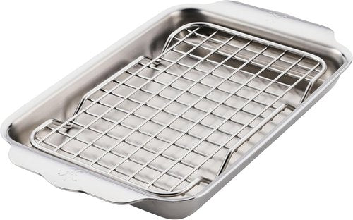 Hestan OvenBond Provisions - Mini-Eighth Sheet Pan & Rack Set | Tri-Ply Stainless Steel (6 x 9")