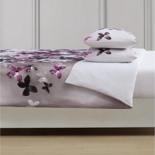 Vince Camuto Lissara Multi Cotton 3-Piece Full/Queen Duvet Set, Glam Themed, for Men and Women, Oeko-TEX Certified Confidence
