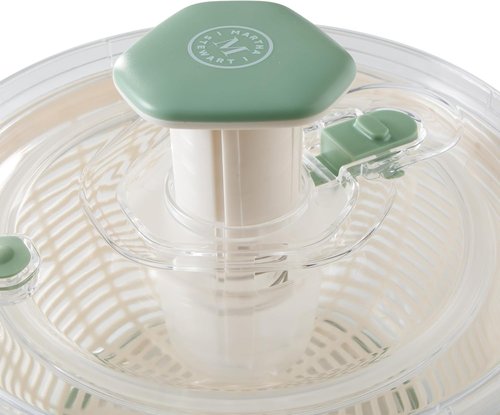 Martha Stewart Gulfwind Salad Spinner - 6.3 Qt Fruit Washer & Vegetable Cleaner Bowl
