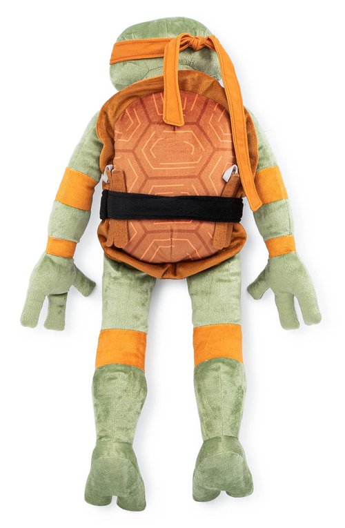 Jay Franco Nickelodeon Teenage Mutant Ninja Turtles Michaelangelo Plush Pillow Buddy - Super Soft Stuffed Character Pillow - Polyester Microfiber, 26 Inches