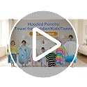 Toddler Hooded Poncho Towel – 100% Cotton Bath & Beach Towel (2-4 Yrs)
