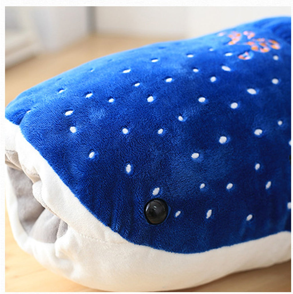 CZFRIEND Creative Whale Shark Pillow Plush Doll Nap Pillow