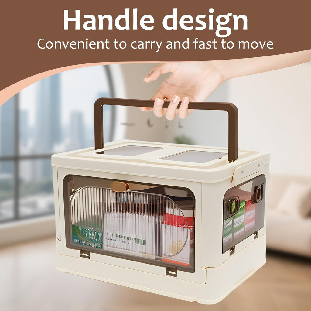 Skiennix 3-Tier Medicine Organizer - Portable Storage Box with Handle & Wheels | Large Capacity First Aid Container