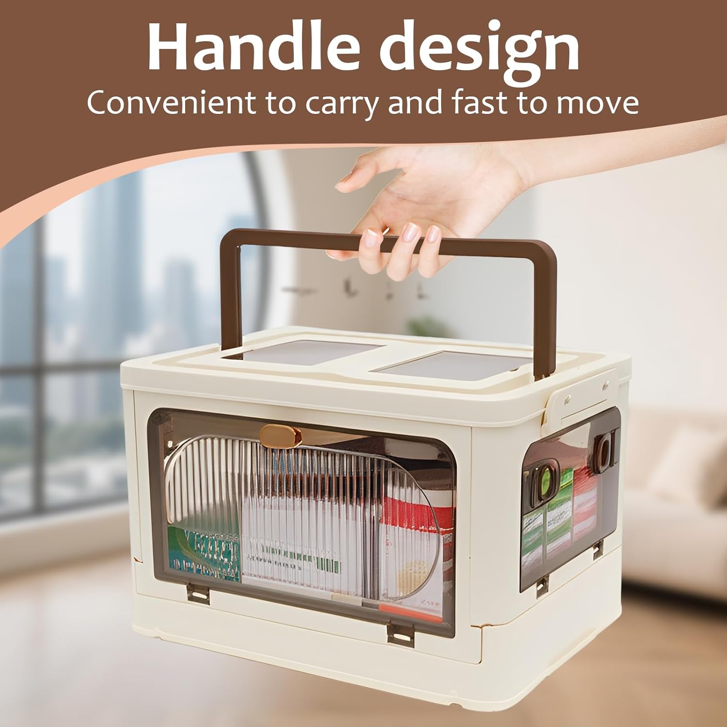Skiennix 3-Tier Medicine Organizer - Portable Storage Box with Handle & Wheels | Large Capacity First Aid Container
