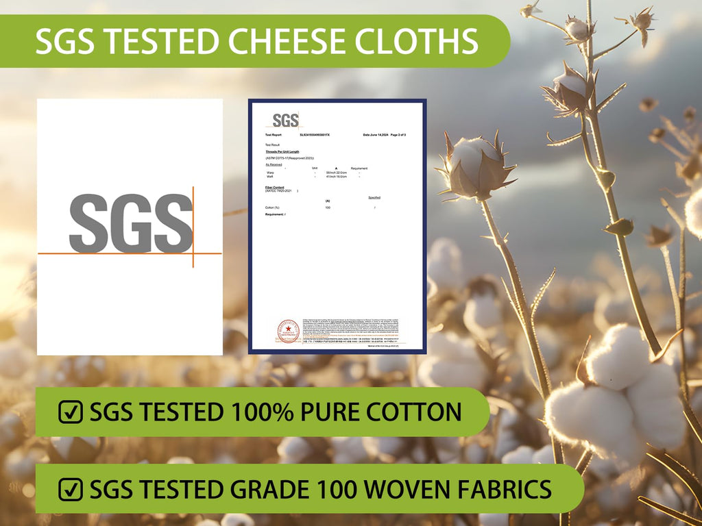 Olicity Cheesecloth Bulk, 20PCS, Grade 100, 20x20Inch Hemmed Cheese Cloths Fabric Reusable Fine Mesh Cloth, 100% Cotton Unbleached Precut Muslin Bulk Cheesecloth Roll for Straining, Cooking, Cheese