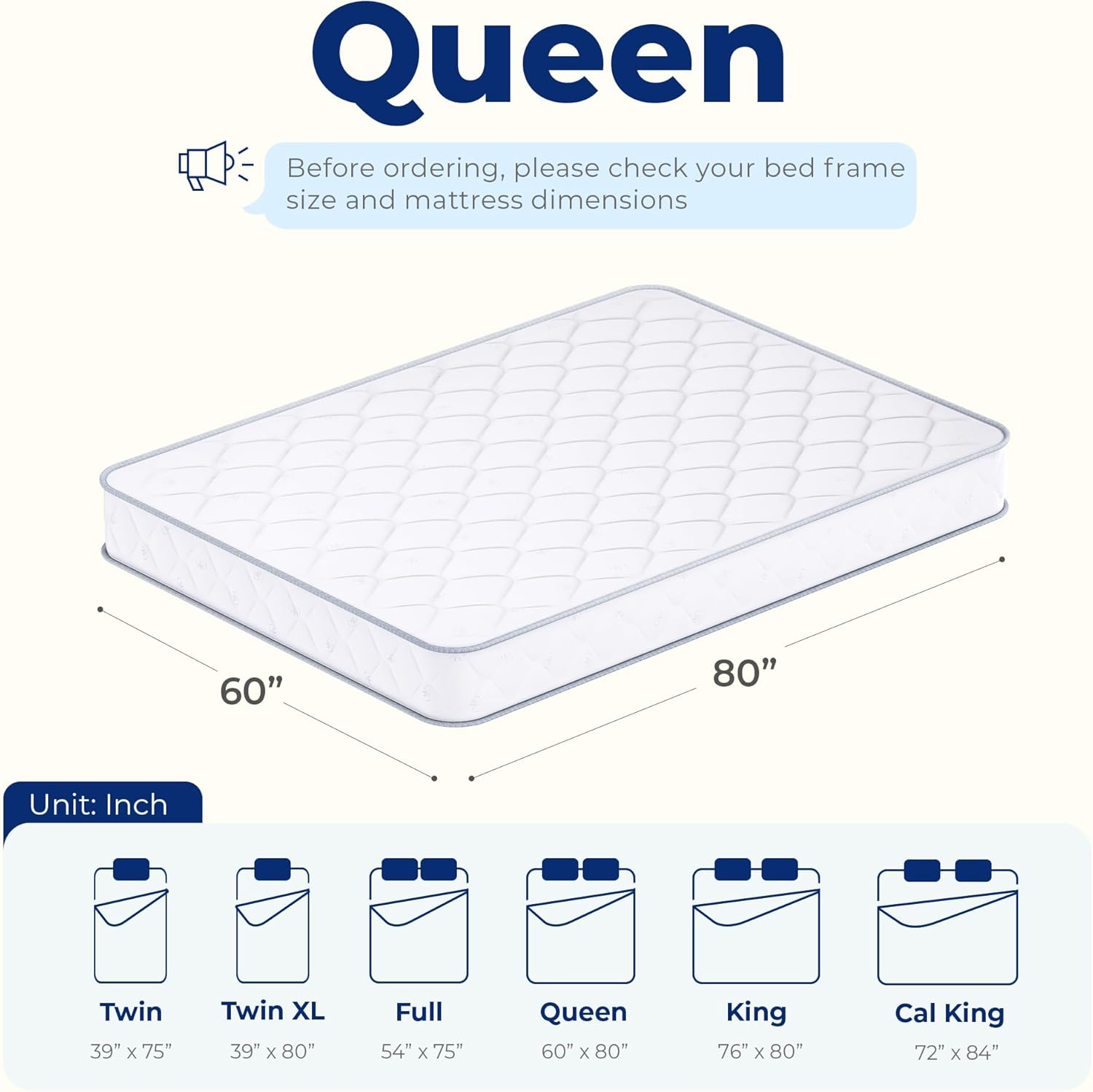 Neo Sleep Queen Size Mattress - 8 Inch Hybrid Comfort with Cooling Gel Memory Foam & Spring Support