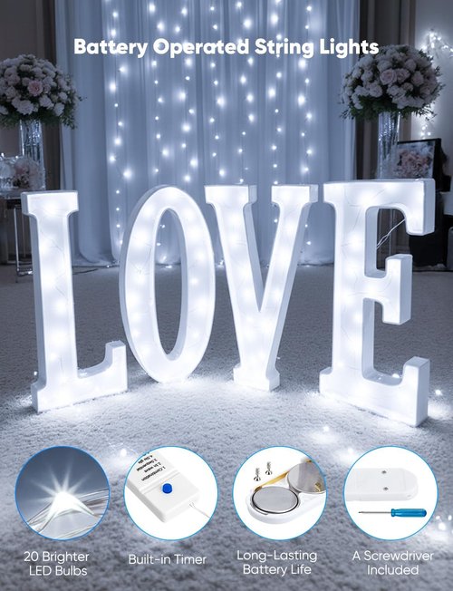 Minetom 12 Pack Battery Operated Fairy String Lights - 8 Modes, 7ft Waterproof Silver Wire, Perfect for DIY Decor & Events