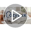 CozyLux Queen White Seersucker Bed in a Bag 7-Piece Comforter Set