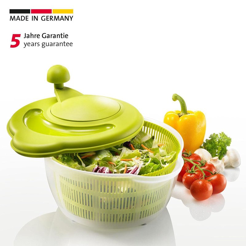 Westmark German Vegetable and Salad Spinner with Pouring Spout and Non-Slip Feet