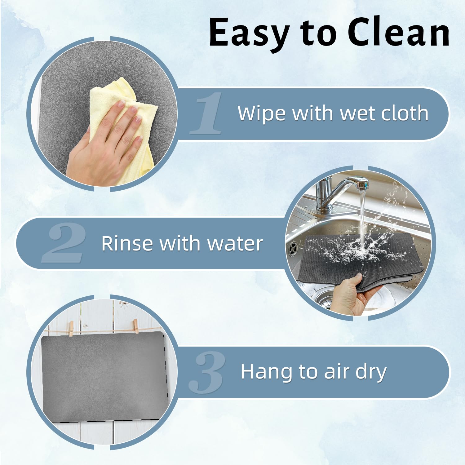 LOPNUR 20"x16" X-Large Appliance Slider, Appliance Sliders for Kitchen Appliances, 360° Rotating Sliding Tray for Coffee Maker, Heat Resistant Mat Cut to Fit Stand Mixer Air Fryer Microwave, Gray