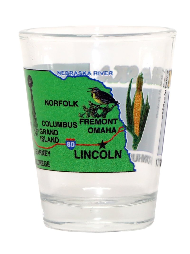 Nebraska The Cornhusker State All-American Collection Shot Glass