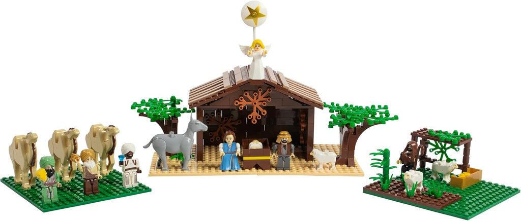 Ultimate Play Set | Large Indoor Nativity Scene with 15 Characters & Trees - Perfect Christmas Gift for Kids