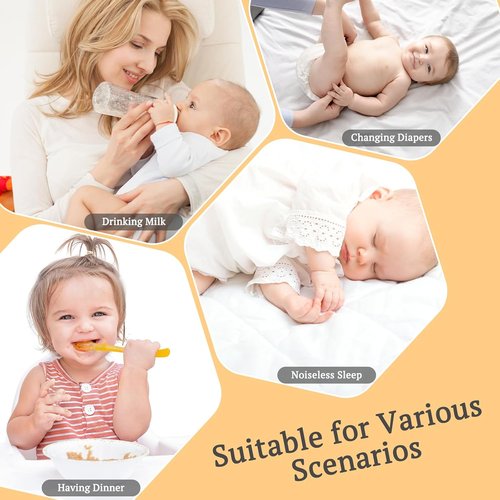 BEDLORE Waterproof Crib Mattress Protector - Ultra Soft Bamboo Viscose Cover | 2 Pack, Noiseless, Dark Gray, 52''x28''