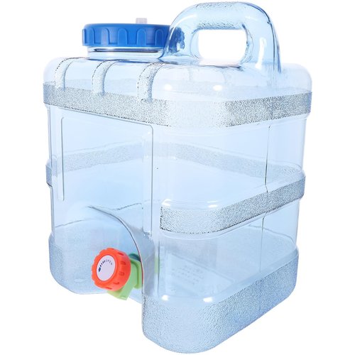 SEWACC Water Bottle 2.6 Gallon Portable Water Containers with Handle Large Capacity Large Reusable Motivational Jug for Camping Outdoor Sports Travel