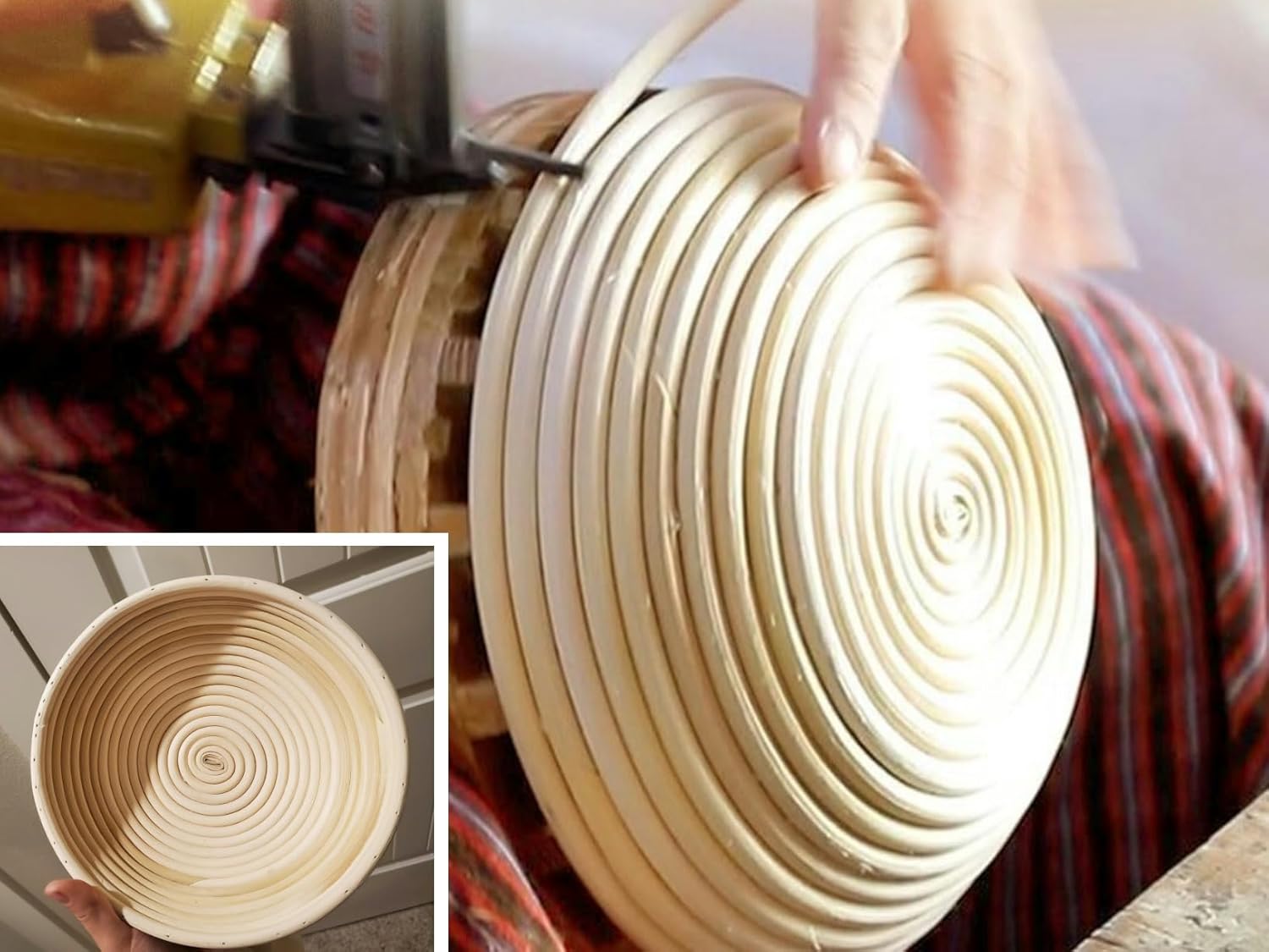 Proofing Baskets | Regine Switzerland Sourdough Bread Baking Set - 9-Inch Round & 10-Inch Oval with Liners