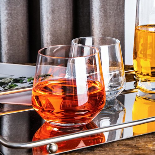 Cadamada Wine Glasses Set of 12, 13 oz Heavy Base Glasses Drinking Glasses for Scotch, Cocktail, Whiskey and Juice, Dishwasher Safe Glassware, Gifts for Friend,Ideal Glassware for Special Moments