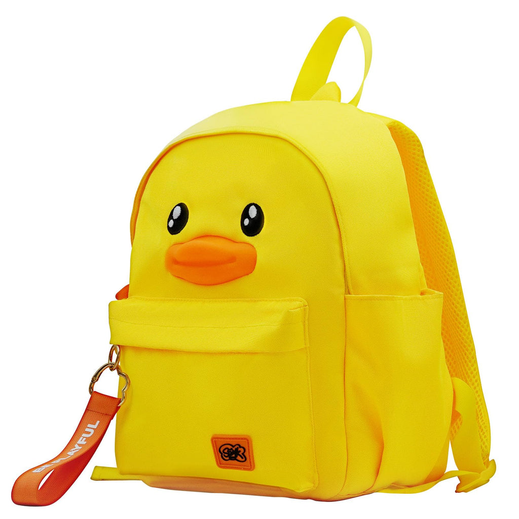 B.Duck Kids Backpack Kindergarten Toddler Mini Backpacks Cute Animal Cartoon Duck for Boys Girls, School, Travel, Daily Use(Age 4-9 (14" h), Classic Duckbill)