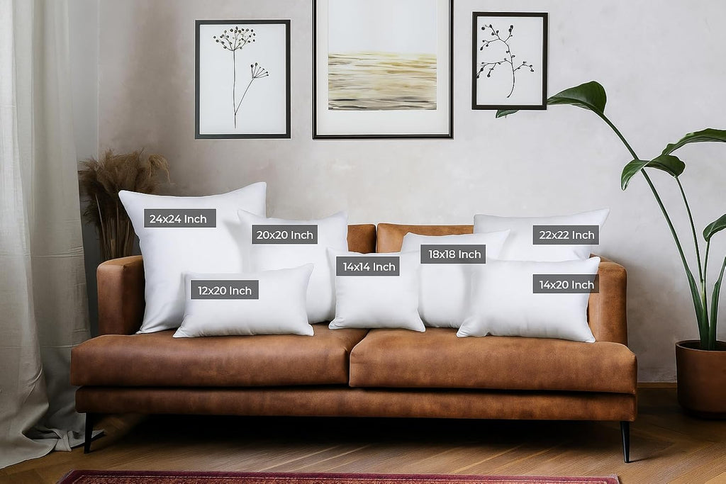 Utopia Bedding Throw Pillows - Set of 4 Fluffy 24x24 Inch Down Alternative Cushions for Home & Outdoor Use