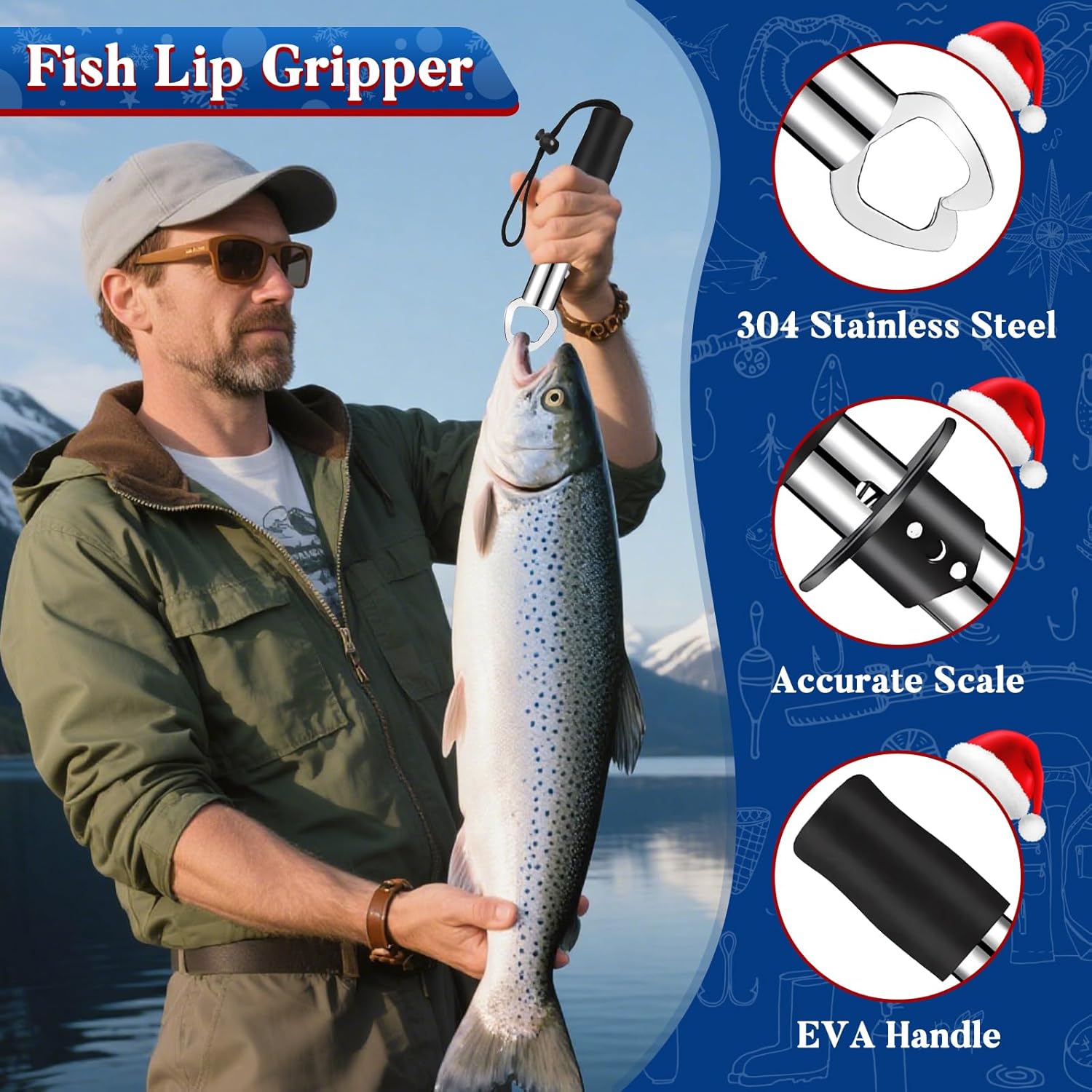 Skiennix Fishing Advent Calendar - 24 Days of Essential Fishing Tools & Accessories | Perfect Christmas Gift for Men