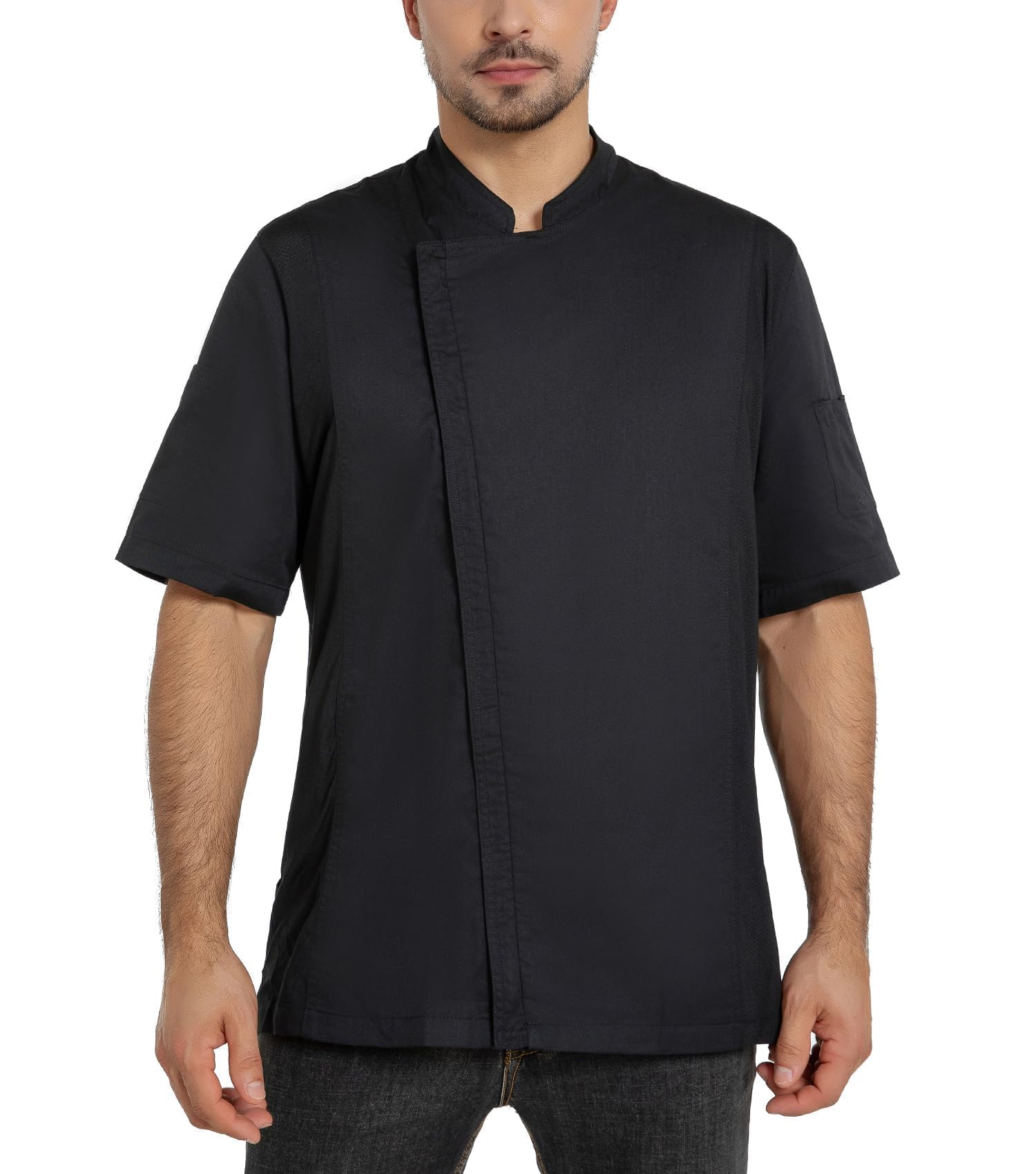 Chef Coat For Men Chef Jacket works wear with Side Mesh Vents