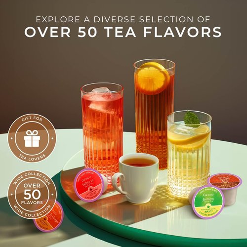 Gya Tea Co Chamomile Lavender Herbal Tea Pod (24 Count)- Decaf Wellness Tea for Body Comfort & Relaxing