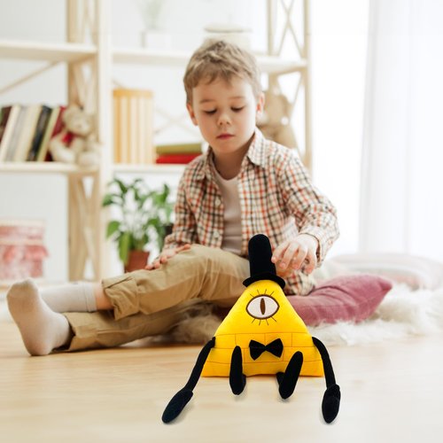 Adenzai: Gravity Falls Plush -Bill Cipher Plush – Soft and Cute Gravity Falls Stuffed Toy, Baby Plush Doll Pillow, for Kids, Boys, Girls, and Fans of Weird Town for Christmas Thanksgiving