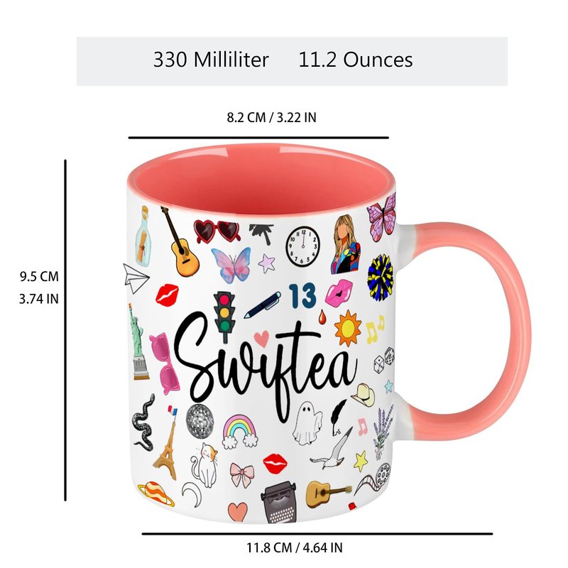 QualityLife Coffee Mug for Singer Fans,Singer Inspired Coffee Cup - 11 Ounce - Gift for Women - Singer Albums Gifts for Women Fans Merch