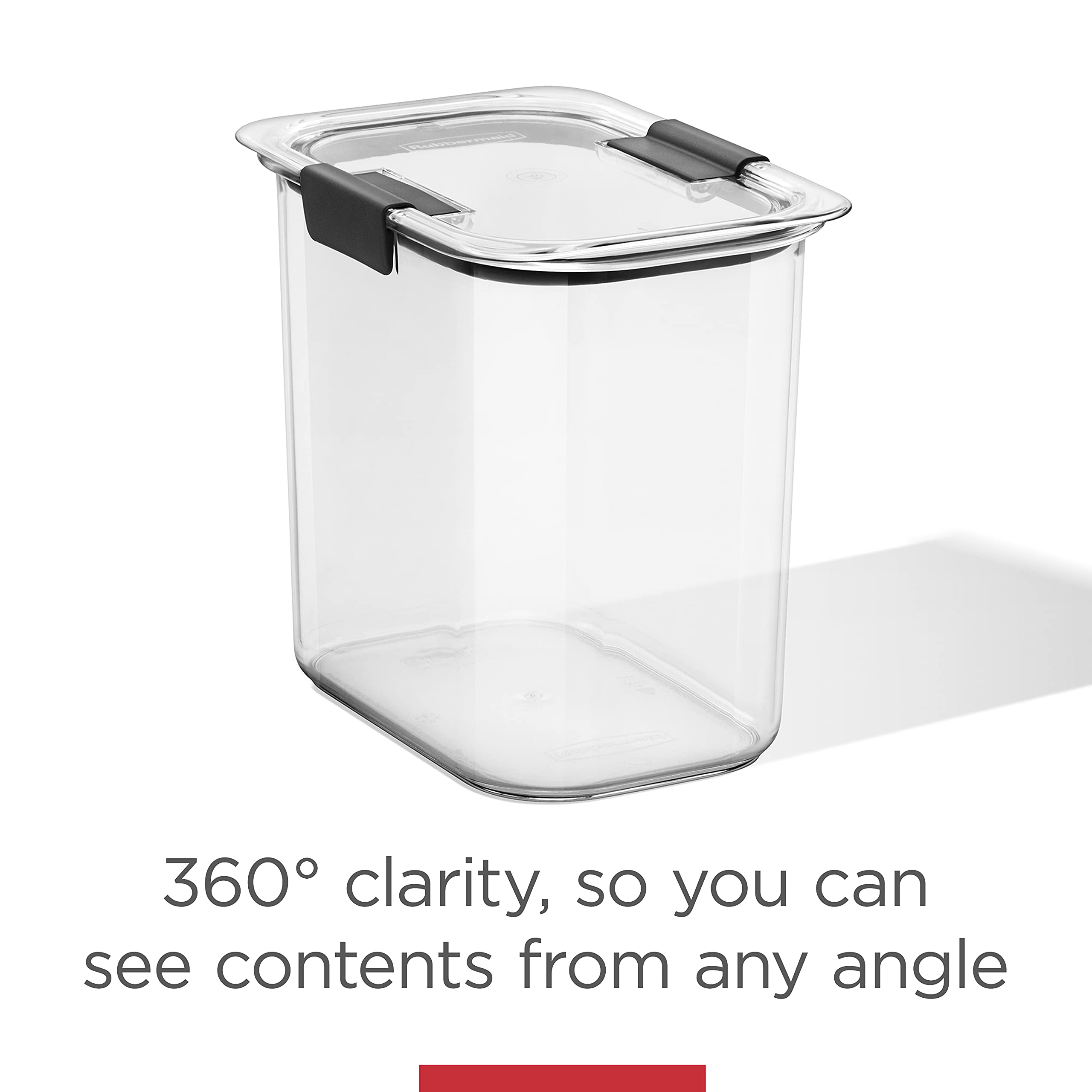 Rubbermaid Brilliance Pantry Airtight Food Storage Container, BPA-Free 7.8 Cup, Ideal for Brown Sugar - Efficient, Leak-Proof and Dishwasher-safe