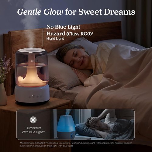 LEVOIT Humidifier - 4.2L Top Fill Design for Large Rooms | 42-Hour Runtime, Quiet Cool Mist, Easy to Clean