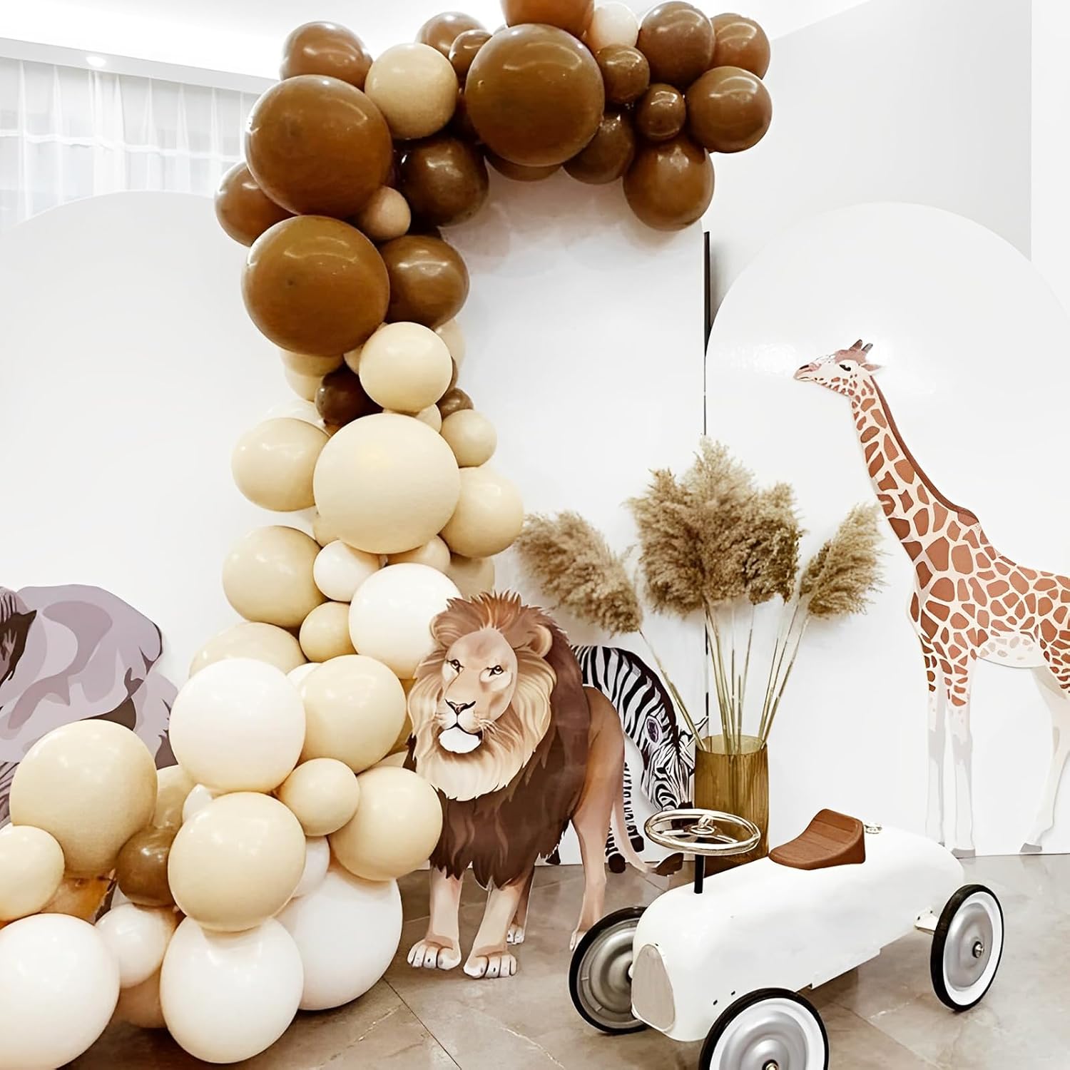 Voircoloria Brown Balloons - 12-Inch Latex Party Balloons | 66-Pack for Weddings, Birthdays & More