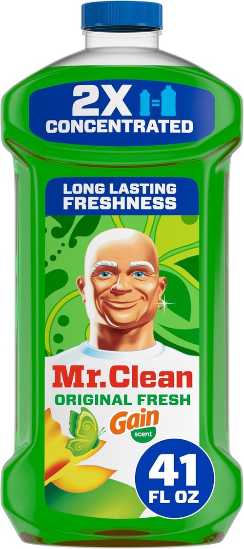 Mr. Clean All Purpose Cleaner - Multi-Surface Cleaning Liquid for Home, 41oz | Ideal for Mopping & Scrubbing