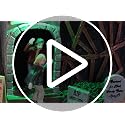 Animated Phantom Castle Haunted Halloween Village Display with Lights