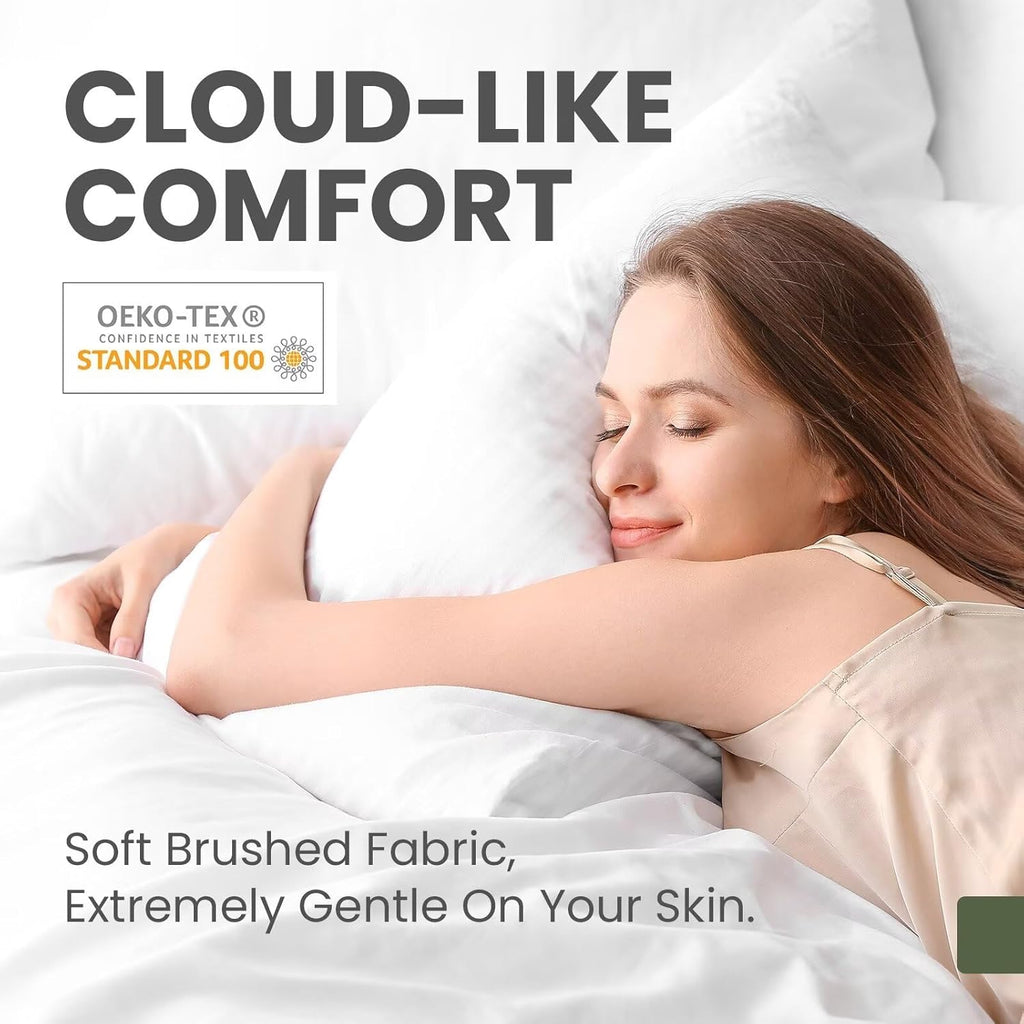 Skiennix Pillow Protectors - Oeko-TEX Certified Luxury Hotel Quality Covers | Soft, Breathable, 20 x 26" - 4 Pack