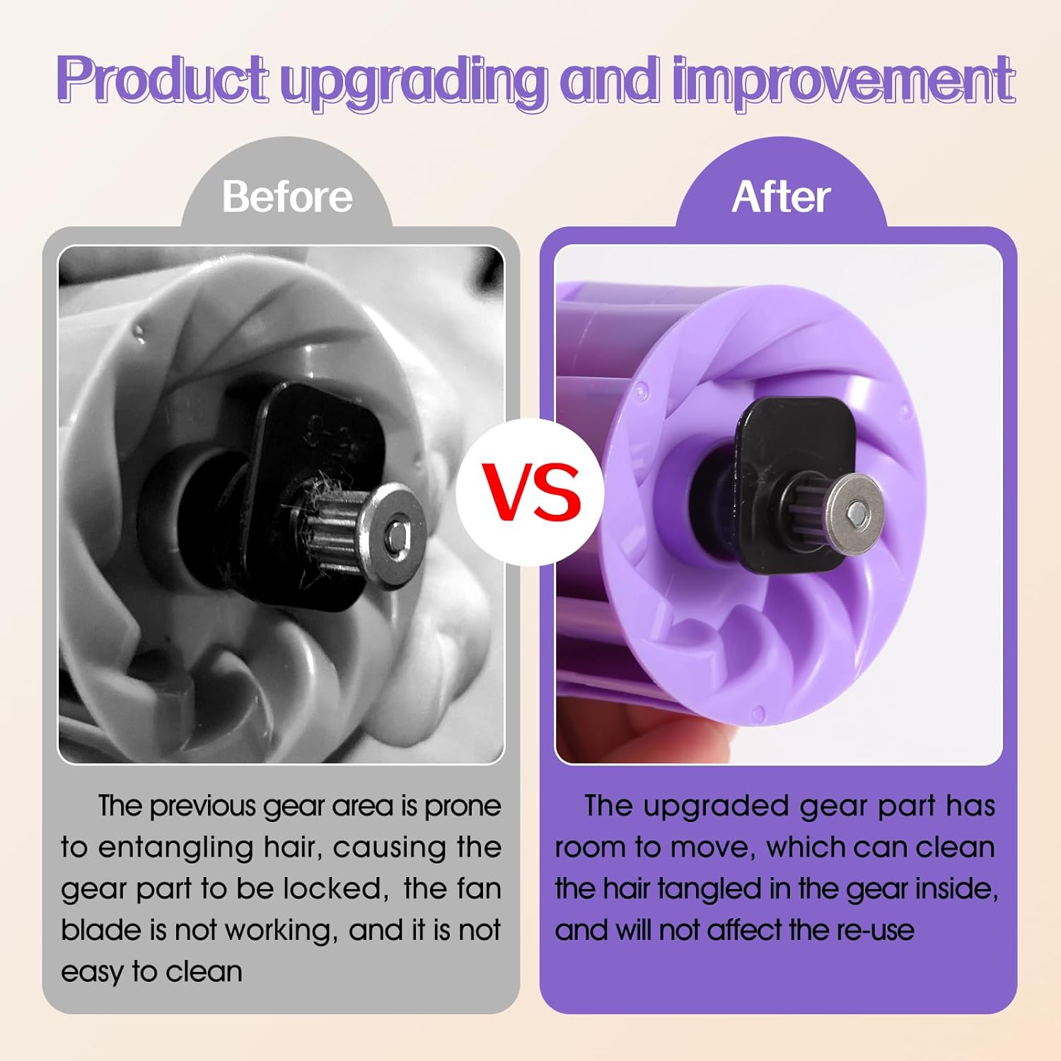 Shark Pet Hair Power Brush Tool - Upgraded Attachment for Navigator Lift-Away Vacuums | Purple