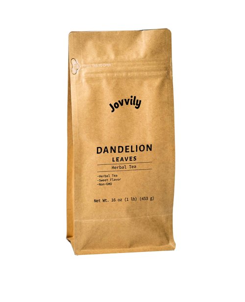 Jovvily Dandelion Leaves - 1 lb - Cut & Sifted - Herbal Tea - Cuisine Garnish