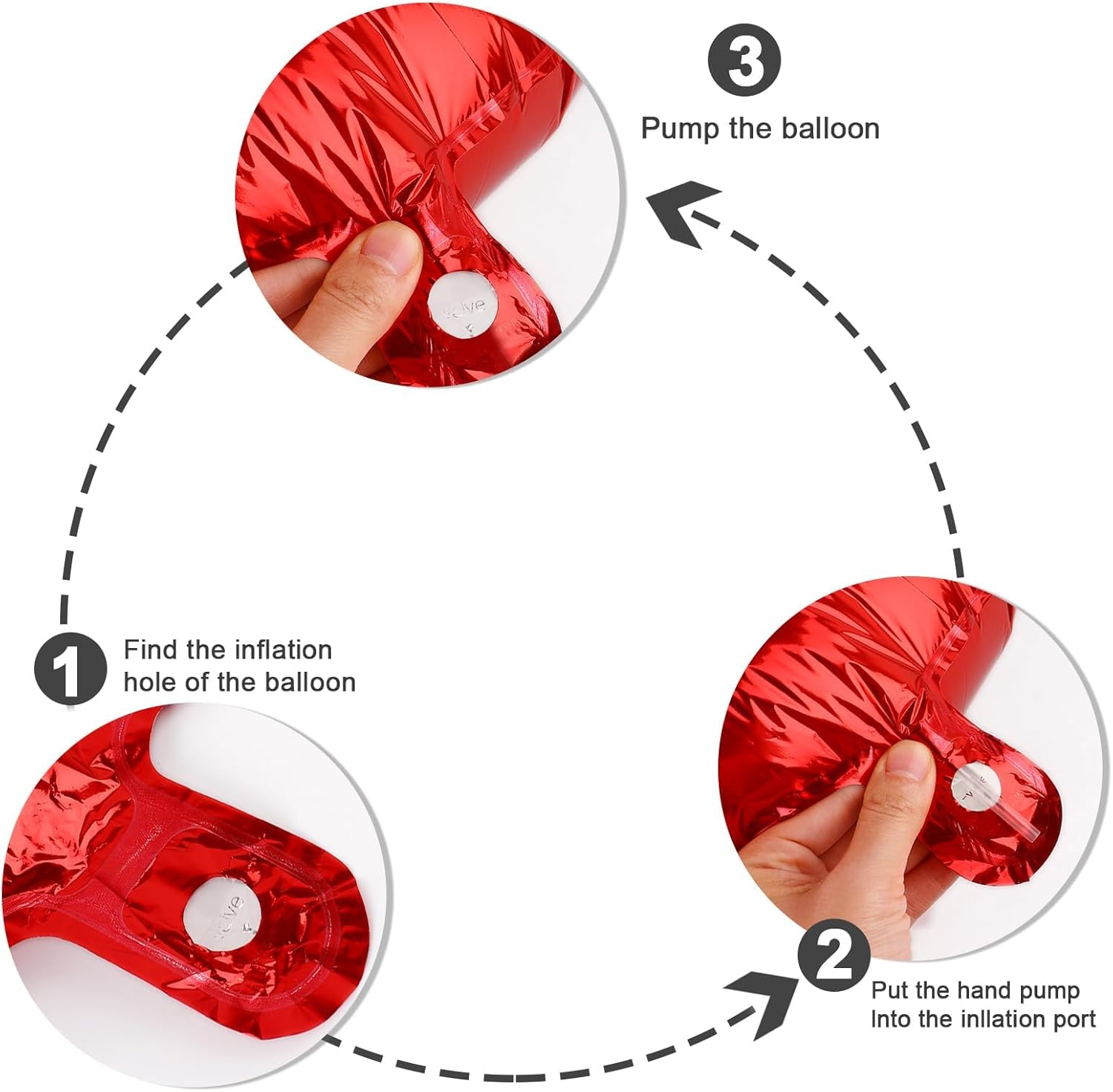 Number 15 Balloons - 40 Inch Red Foil Balloons for 15th Birthday & Anniversary Celebrations