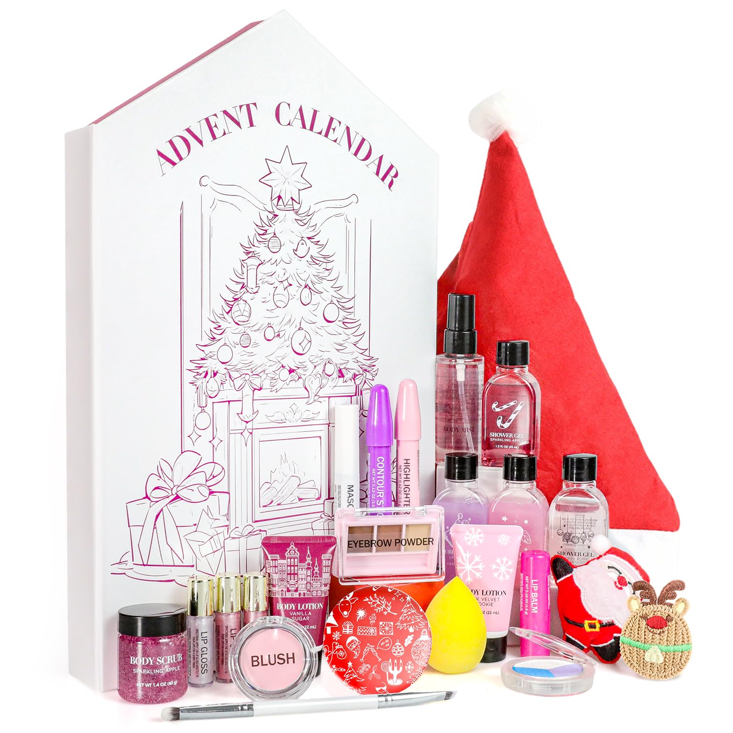 Skiennix Makeup Advent Calendar 2025 - Ultimate Beauty Gift Set for Women & Teens | Skincare Essentials