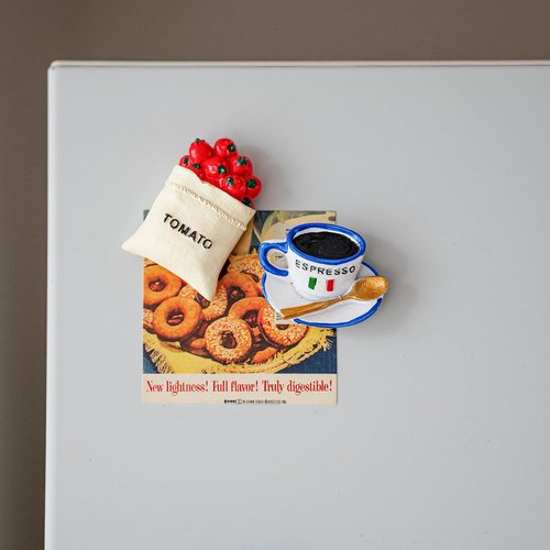 10PCS Refrigerator Food Magnets, 3D Resin Simulation Food Refrigerator Magnets, Cute whiteboard Magnets. Suitable for Kitchens and Offices