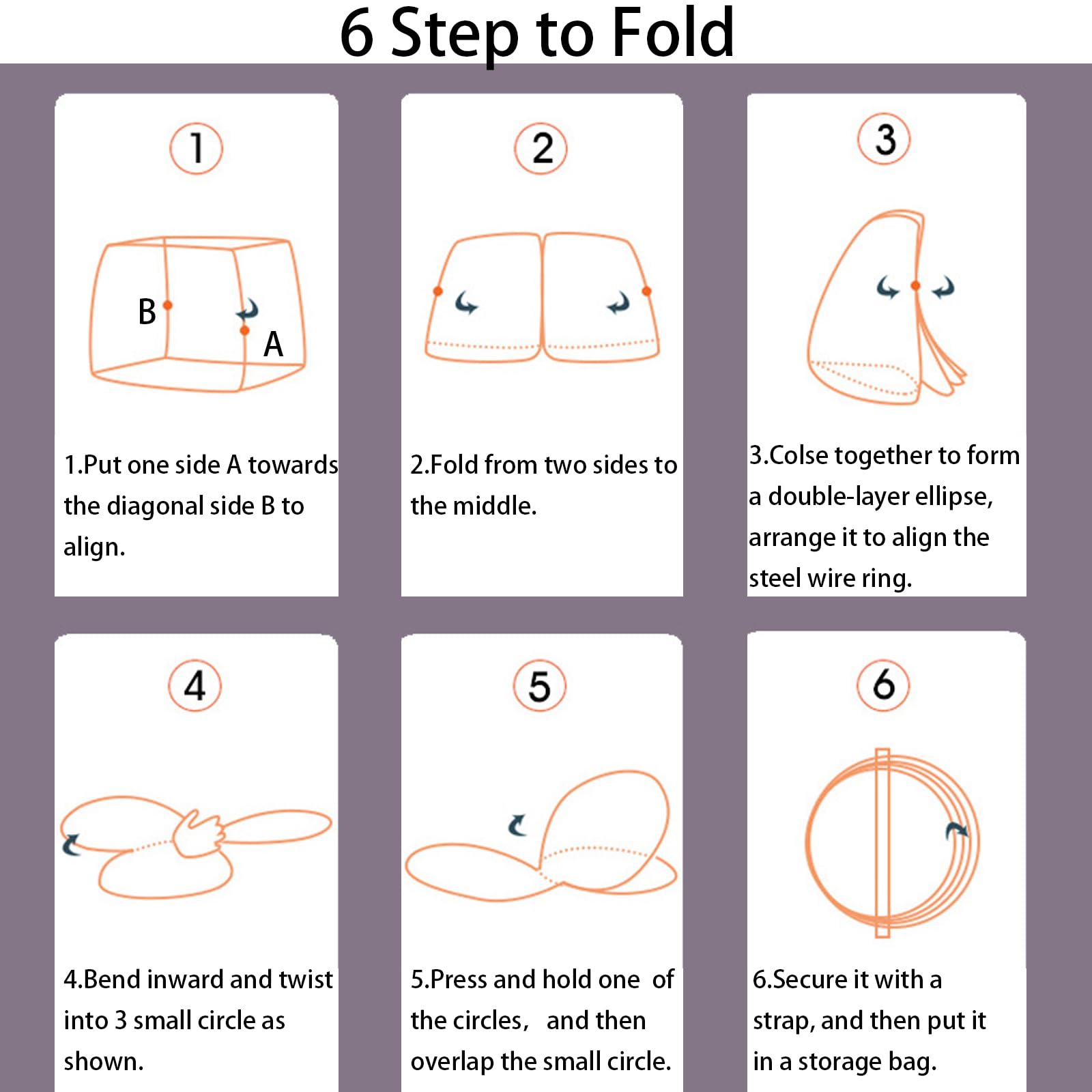 CMINGJ Mosquito Net for Bed, Portable pop up Mosquito Netting with Bottom, Free Installation-Suitable for Bedroom, Camping, Folding Portable Design for Baby Adults (Orange Bear) L79 x W71 x H61