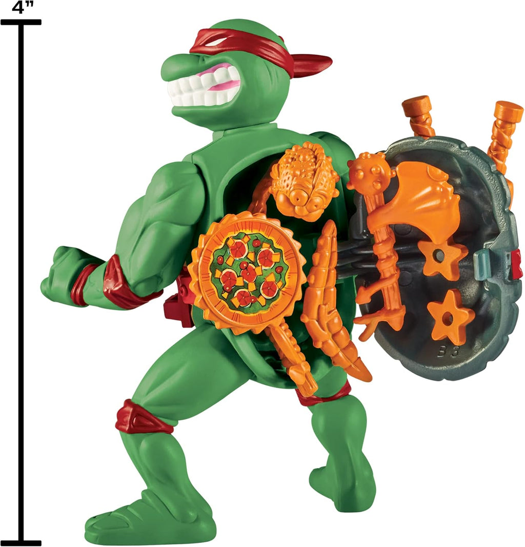 Playmates Toys Teenage Mutant Ninja Turtles Raphael Classic 4” Storage Shell Figure