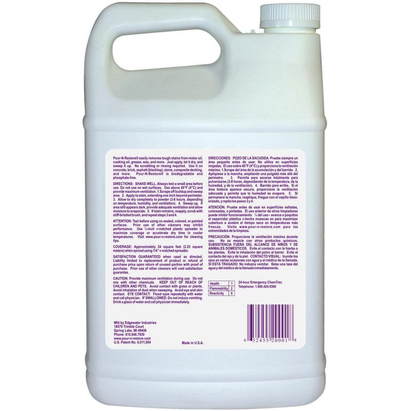 Pour-N-Restore Concrete And Masonry Stain Remover