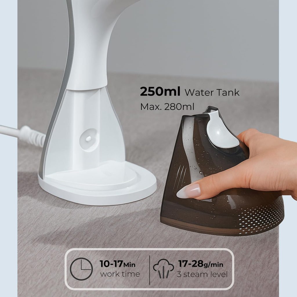 Skiennix Steamer for Clothes - 20S Fast Heat-Up, 1500W Power, 3 Steam Settings, Portable Design