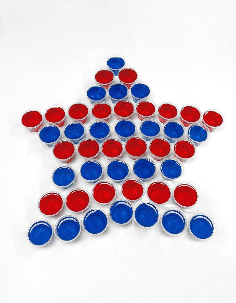 Party Essentials Squeezable Plastic Gelatin/Jello Shot Glasses/Portion Souffle Cups/Condiment Sauce Containers with Lids, 300 Sets, 2.5 oz. Clear