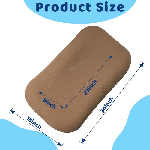 Baby Lounger - Soft & Breathable Newborn Lounger for Home & Travel | 0-24 Months, Brown