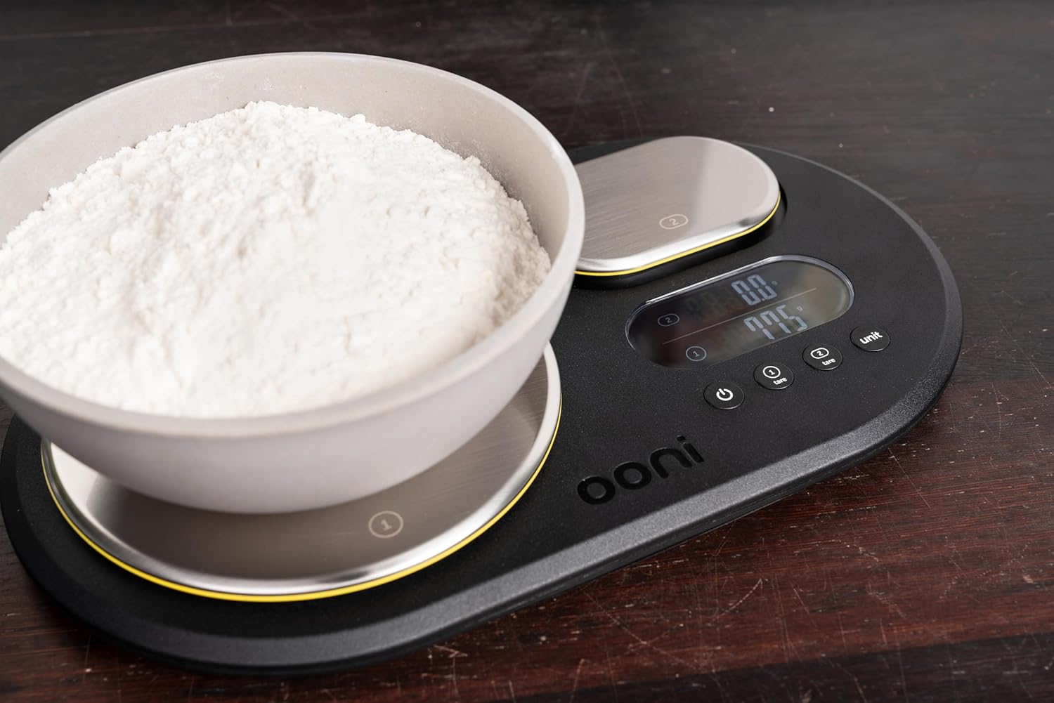 Ooni Digital Kitchen Scales - Dual Platform Baking & Cooking Scales with LCD Display | Perfect for Pizza Ovens
