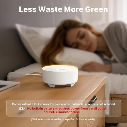 Kipcush White Noise Machine - 20 Soothing Sounds with Custom Shortcuts & Dimmable Night Light